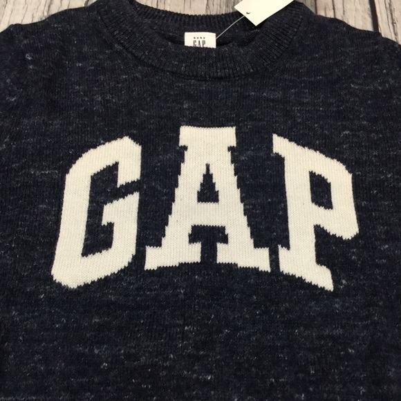 Gap Boys 3T Navy Blue & White Sweater - Picture 2 of 4